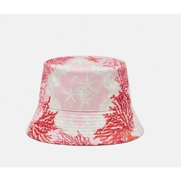 Versace Nylon Twill Barocco Sea Bucket Hat (57 cm) 1012790 Italy NWT $575 main image 13